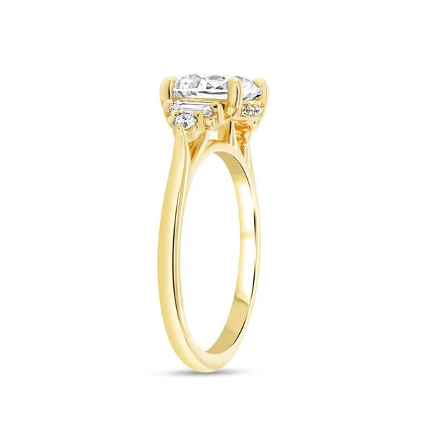 18K Yellow Gold Diamond Engagement Ring Image 3 Koerbers Fine Jewelry Inc New Albany, IN