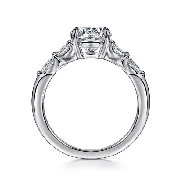 14K White Gold Round Diamond Engagement Ring Image 2 Koerbers Fine Jewelry Inc New Albany, IN