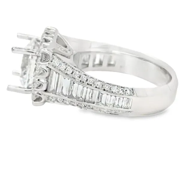 Platinum Diamond Engagement Ring Image 2 Koerbers Fine Jewelry Inc New Albany, IN