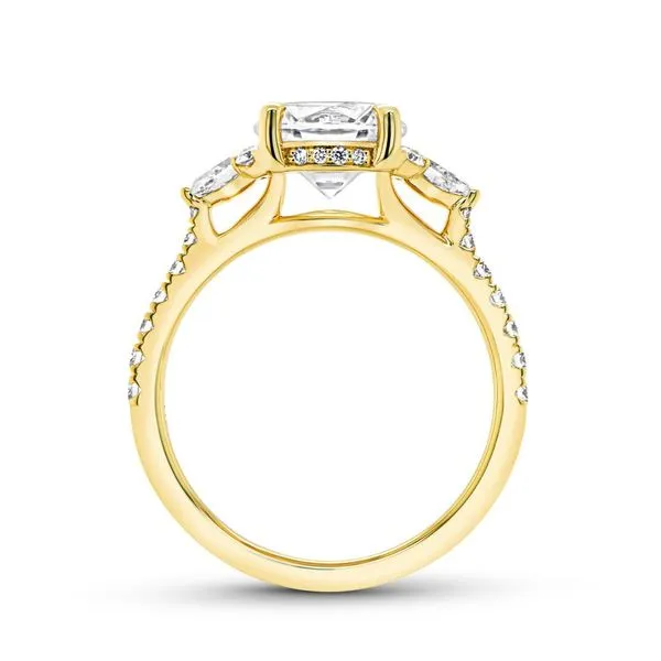18K Yellow Gold Diamond Engagement Ring Image 2 Koerbers Fine Jewelry Inc New Albany, IN