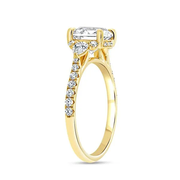 18K Yellow Gold Diamond Engagement Ring Image 3 Koerbers Fine Jewelry Inc New Albany, IN