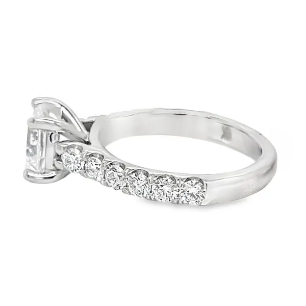 18K White Gold Diamond Engagement Ring Image 2 Koerbers Fine Jewelry Inc New Albany, IN