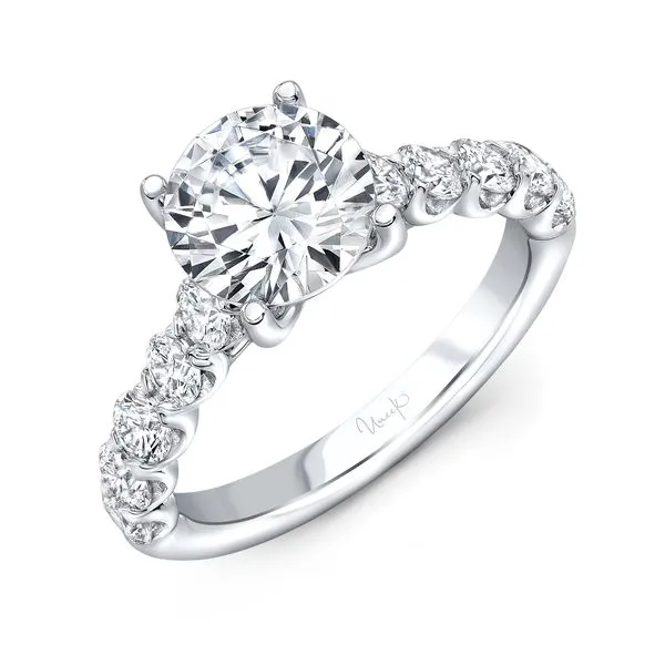 14K White Gold Round Diamond Engagement Ring Koerbers Fine Jewelry Inc New Albany, IN