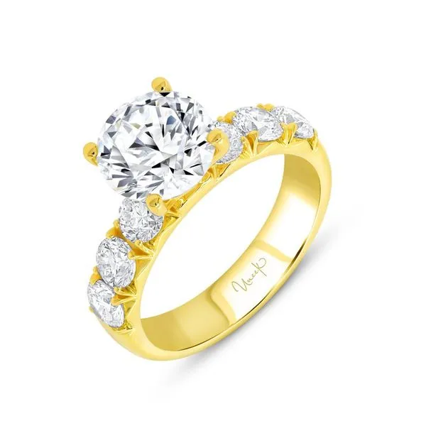 18K Yellow Gold Single Row Engagement Ring Koerbers Fine Jewelry Inc New Albany, IN