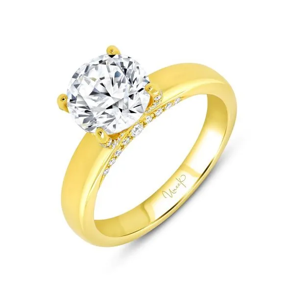18K Yellow Gold Diamond Engagement Ring Koerbers Fine Jewelry Inc New Albany, IN