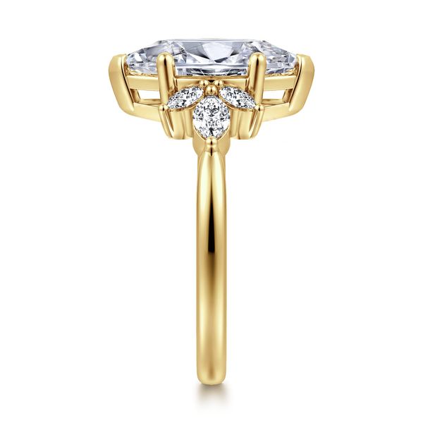 14K Yellow Gold Marquise Shape Diamond Engagement Ring Image 4 Koerbers Fine Jewelry Inc New Albany, IN