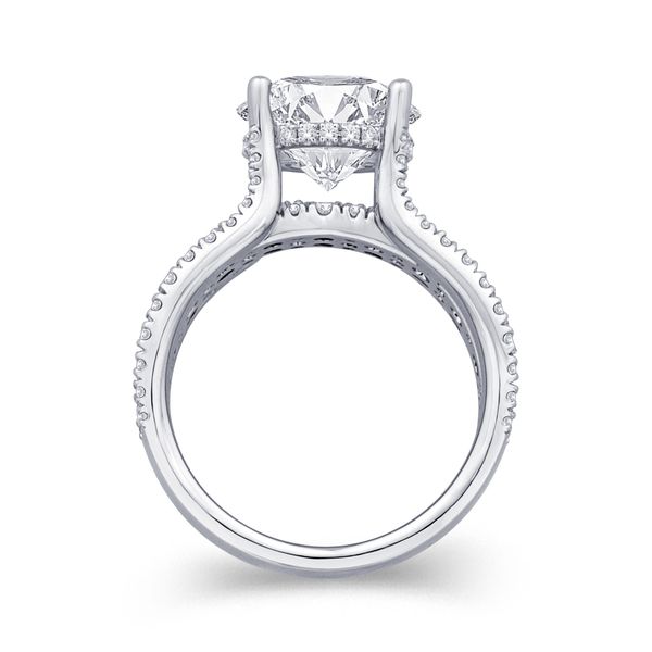 14K White Gold Multi-row Engagement Ring Image 2 Koerbers Fine Jewelry Inc New Albany, IN