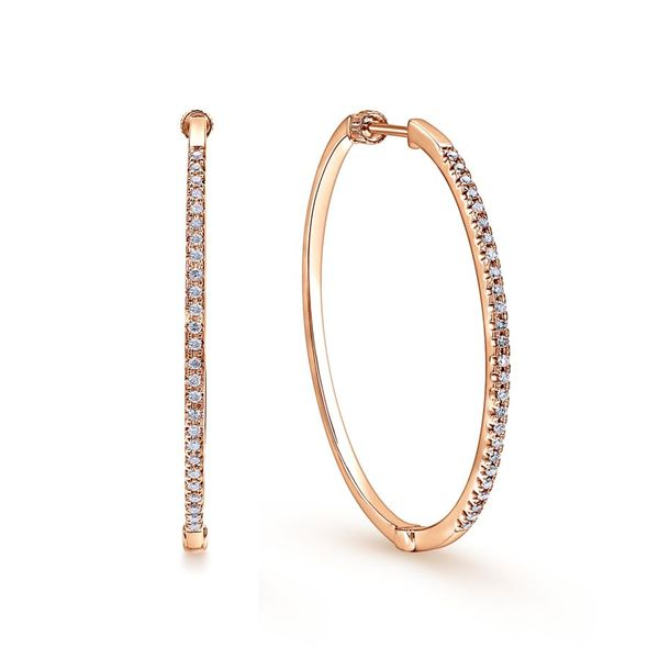 14k Rose Gold Classic Hoop Koerbers Fine Jewelry Inc New Albany, IN