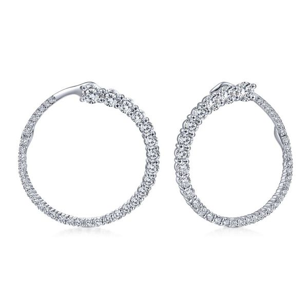 14K White Gold Diamond Fashion Earrings Koerbers Fine Jewelry Inc New Albany, IN