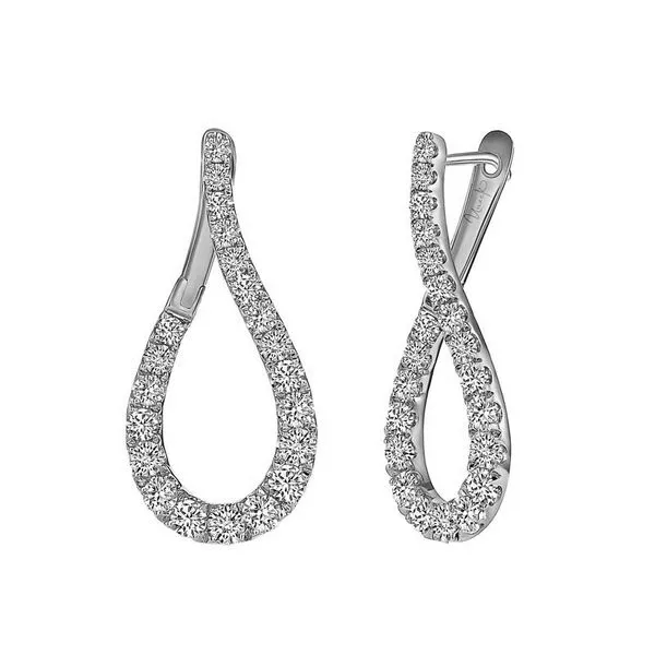 14K White Gold Diamond Earrings Koerbers Fine Jewelry Inc New Albany, IN