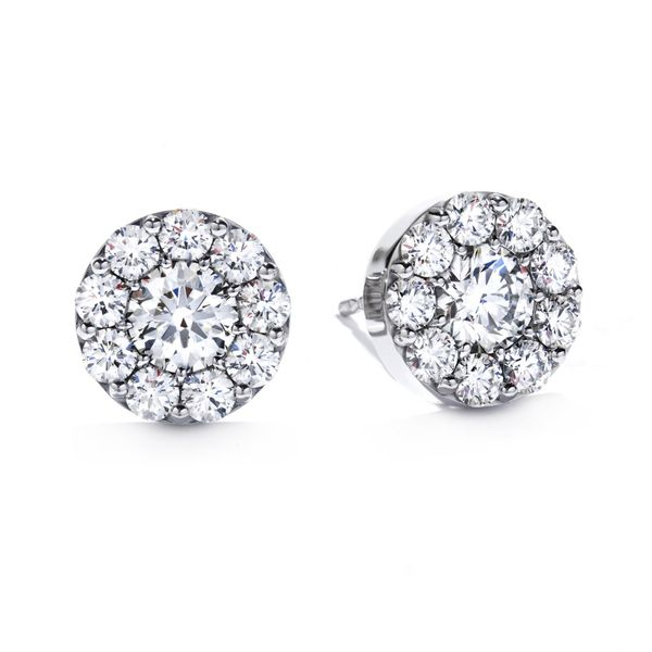 18K White Gold Hearts On Fire Fulfillment Stud Diamond Earrings 1.04 CTW Koerbers Fine Jewelry Inc New Albany, IN
