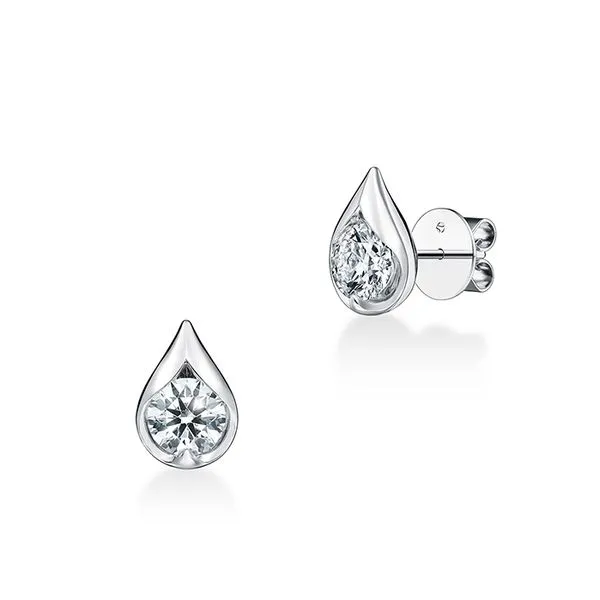 18K White Gold Diamond Earrings Koerbers Fine Jewelry Inc New Albany, IN
