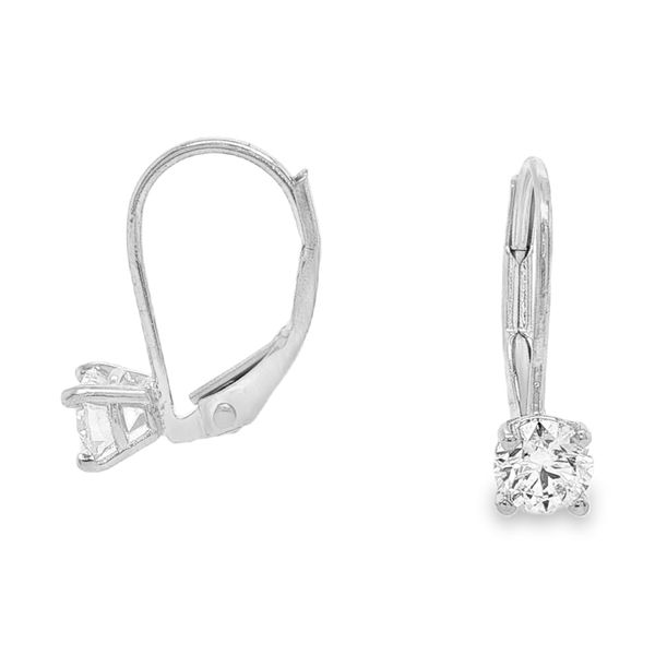 14K Yellow Gold Diamond Dangle Earrings 0.62 CTW Koerbers Fine Jewelry Inc New Albany, IN
