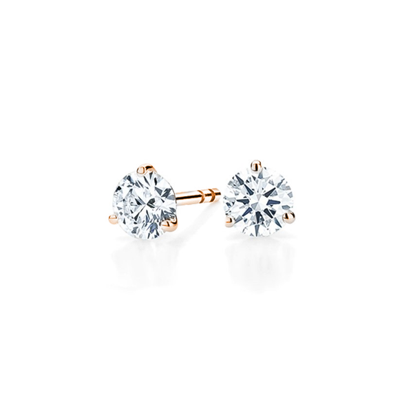14K Rose Gold Diamond Stud Earrings 0.36 CTs Koerbers Fine Jewelry Inc New Albany, IN