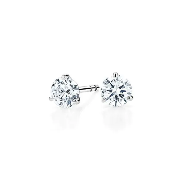 14K White Gold Diamond Stud Earrings 1.04 CTs Koerbers Fine Jewelry Inc New Albany, IN