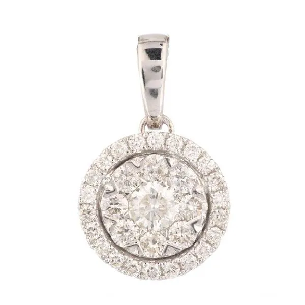 14K White Gold Diamond Pendant Koerbers Fine Jewelry Inc New Albany, IN
