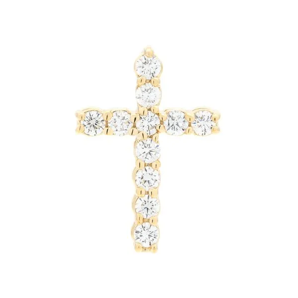 14K Yellow Gold Hidden Bail Cross Pendant Koerbers Fine Jewelry Inc New Albany, IN