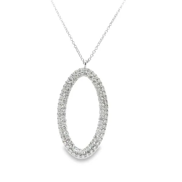 18K White Gold Diamond Pendant 1.25 CTW Koerbers Fine Jewelry Inc New Albany, IN