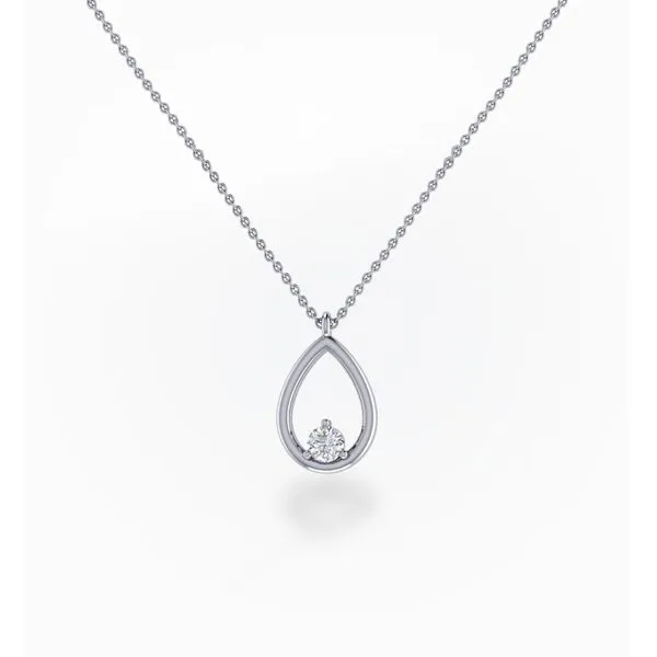 18K White Gold Diamond Pendant Koerbers Fine Jewelry Inc New Albany, IN