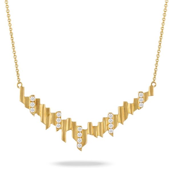 18K Yellow Gold Diamond Necklace Koerbers Fine Jewelry Inc New Albany, IN