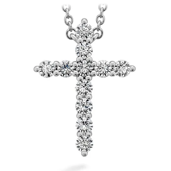 18K White Gold Signature Cross Pendant Koerbers Fine Jewelry Inc New Albany, IN
