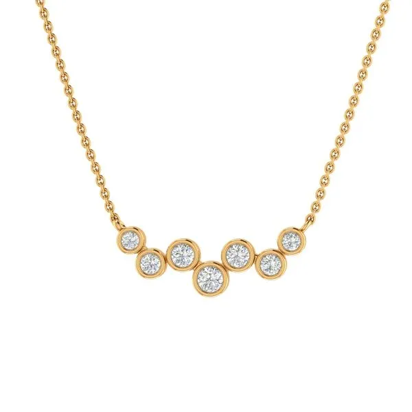 18K Yellow Gold 7 Diamond Gaia Necklace Koerbers Fine Jewelry Inc New Albany, IN