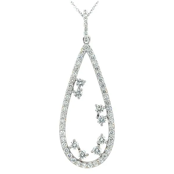 18K White Gold Diamond Necklace Koerbers Fine Jewelry Inc New Albany, IN