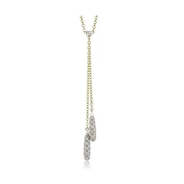 18K  White and Yellow Gold Diamond Necklace Koerbers Fine Jewelry Inc New Albany, IN