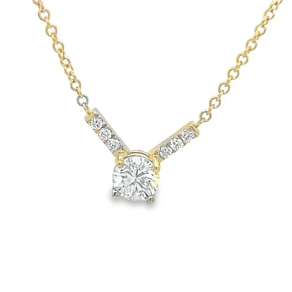 14K Yellow Gold Diamond Necklace Koerbers Fine Jewelry Inc New Albany, IN