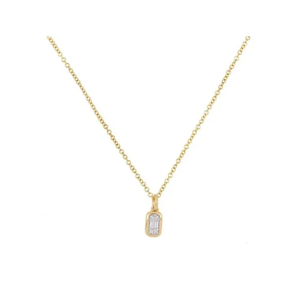 14K Yellow Gold Diamond Necklace Koerbers Fine Jewelry Inc New Albany, IN