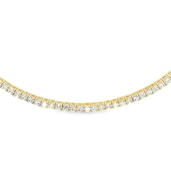 14K Yellow Gold Diamond Necklace Image 2 Koerbers Fine Jewelry Inc New Albany, IN