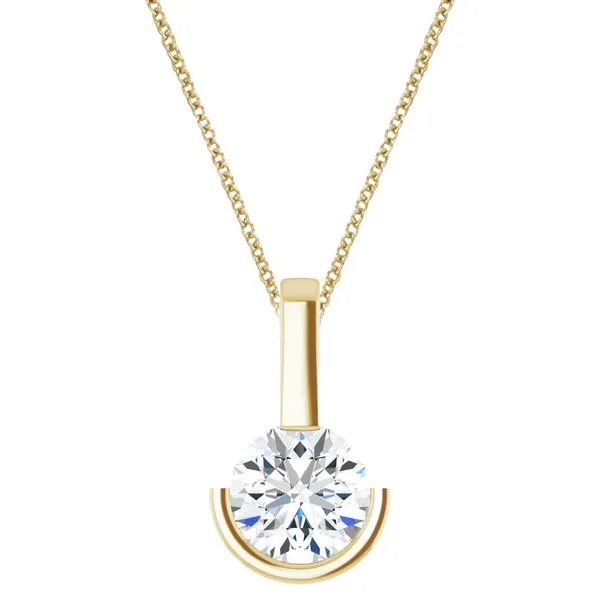 14K Yellow Gold Diamond Pendant Koerbers Fine Jewelry Inc New Albany, IN