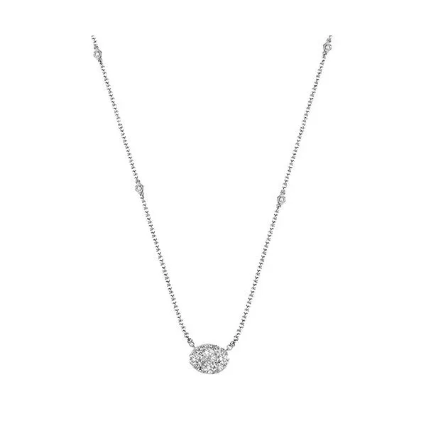 18K White Gold Diamond Necklace Koerbers Fine Jewelry Inc New Albany, IN