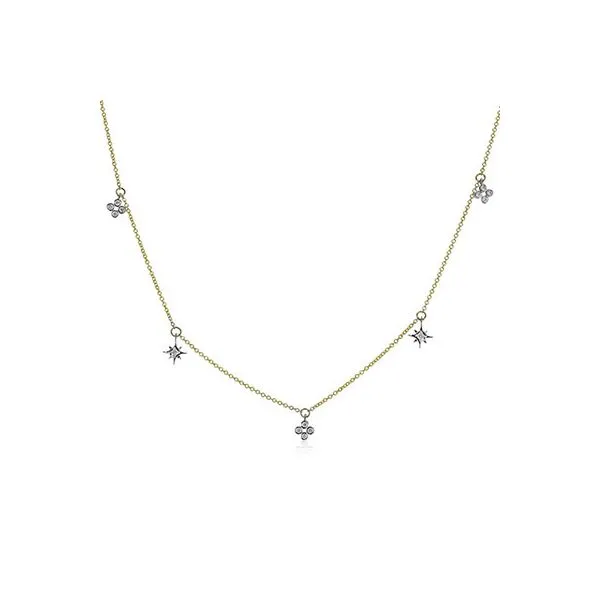 14K Yellow Gold Diamond Necklace Koerbers Fine Jewelry Inc New Albany, IN