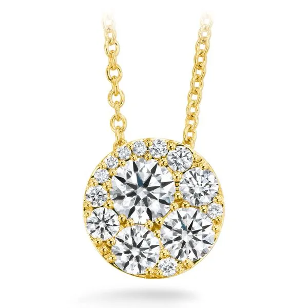 18K White Gold Tessa Diamond Circle Pendant Koerbers Fine Jewelry Inc New Albany, IN