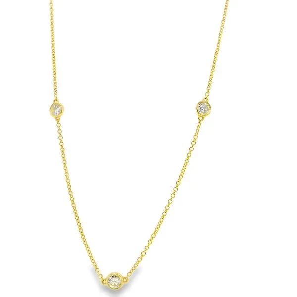 14K Yellow Gold Diamond By the Yard Necklace 1.13 CTW Koerbers Fine Jewelry Inc New Albany, IN
