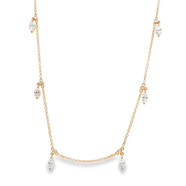 14K Rose Gold Diamond Necklace 0.87 CTW Koerbers Fine Jewelry Inc New Albany, IN