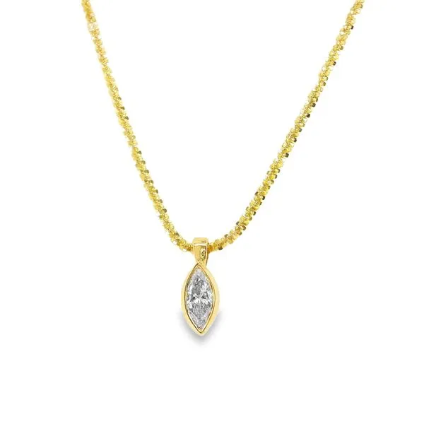 14K Yellow Gold Diamond Pendant Necklace 0.43 CTW Koerbers Fine Jewelry Inc New Albany, IN