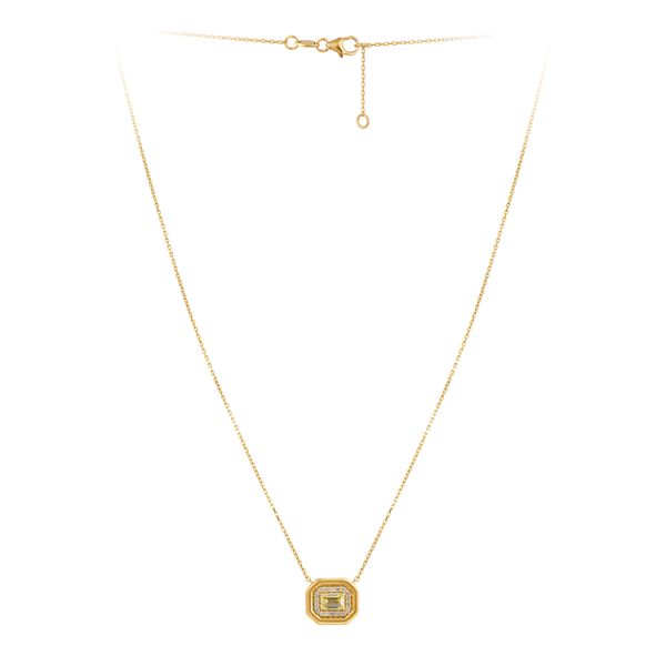 18K Yellow Gold Yellow Diamond Necklace Image 2 Koerbers Fine Jewelry Inc New Albany, IN