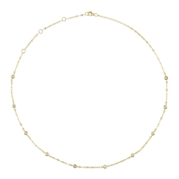 14K Yellow Gold Diamond Necklace Koerbers Fine Jewelry Inc New Albany, IN