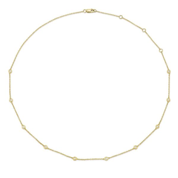 14K Yellow Gold Diamond Chain Necklace Koerbers Fine Jewelry Inc New Albany, IN