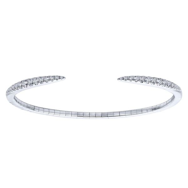 14K White Gold Diamond Fashion Bangle Koerbers Fine Jewelry Inc New Albany, IN