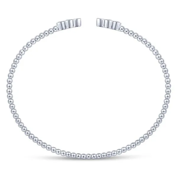 14K White Gold Diamond Fashion Bangle Image 3 Koerbers Fine Jewelry Inc New Albany, IN