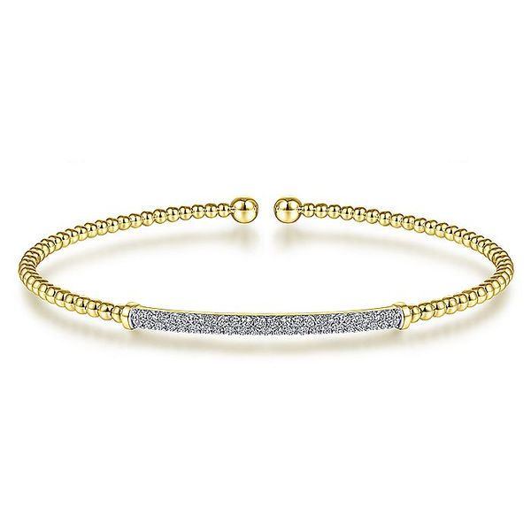 14K Yellow Gold Diamond Fashion Bangle Koerbers Fine Jewelry Inc New Albany, IN