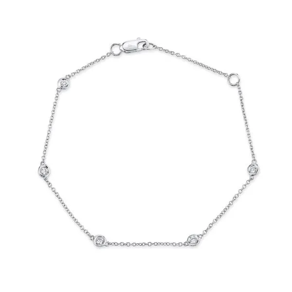 14K White Gold Diamonds By The Yard Bracelet Koerbers Fine Jewelry Inc New Albany, IN