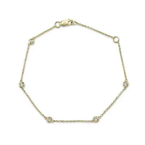 14K Yellow Gold Diamonds By The Yard Bracelet Koerbers Fine Jewelry Inc New Albany, IN