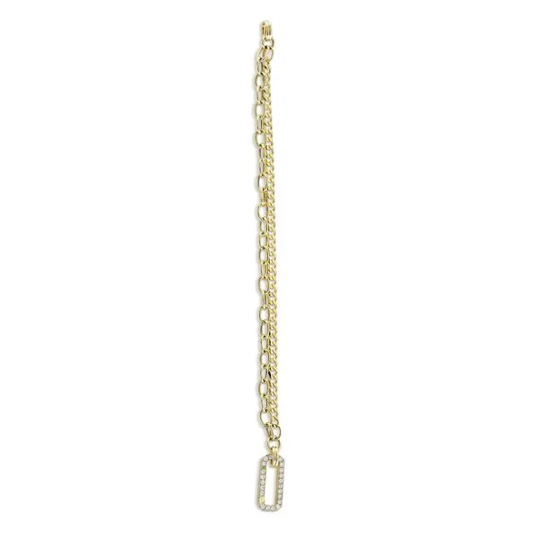 14K Yellow Gold Diamond Link Bracelet Koerbers Fine Jewelry Inc New Albany, IN