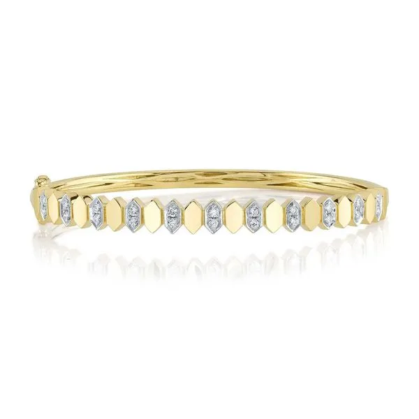 14K Yellow Gold Diamond Bangle Bracelet Koerbers Fine Jewelry Inc New Albany, IN