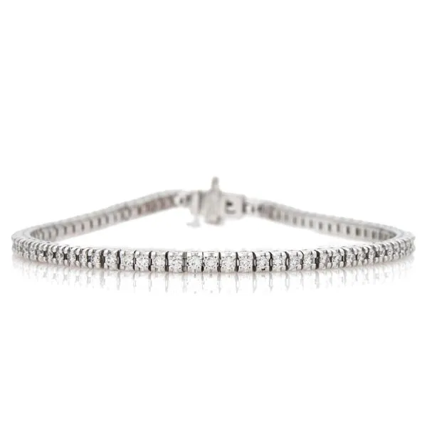 14K White Gold Diamond Tennis Bracelet Koerbers Fine Jewelry Inc New Albany, IN