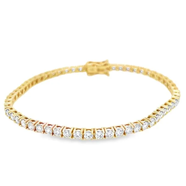 14K Yellow Gold Diamond Tennis Bracelet Koerbers Fine Jewelry Inc New Albany, IN